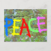 PEACE Graffity - Postkarte (Vorderseite)