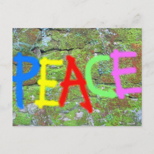 PEACE Graffity -  Postkarte (Vorderseite)