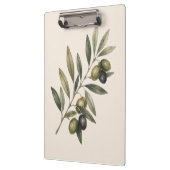 Peace Grows Here | Vintage Olive Branch Botanical Klemmbrett (Links)