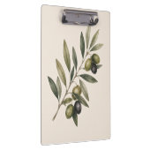 Peace Grows Here | Vintage Olive Branch Botanical Klemmbrett (Rechts)