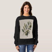 Peace Grows Here | Vintage Olive Branch Botanical Sweatshirt (Vorne ganz)