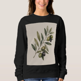 Peace Grows Here | Vintage Olive Branch Botanical  Sweatshirt