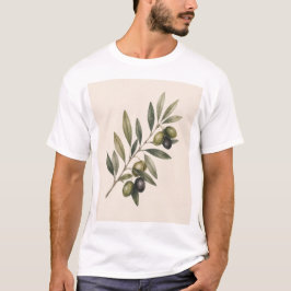 Peace Grows Here | Vintage Olive Branch Botanical  T-Shirt