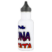 Peace Hakuna Matata Edelstahlflasche (Rechts)