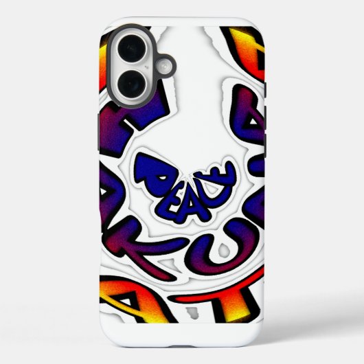 Peace Hakuna Matata Geschenke Case-Mate iPhone Hülle (Rückseite)