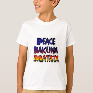 Peace Hakuna Matata gibt Produkte T-Shirt