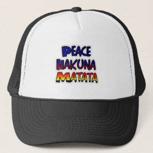 Peace Hakuna Matata gibt Produkte Truckerkappe