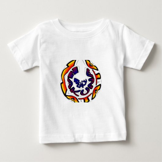 "Peace Hakuna Matata" Rundschreiben Baby T-shirt (Vorderseite)