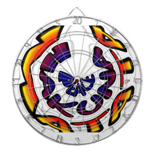 "Peace Hakuna Matata" Rundschreiben Dartscheibe