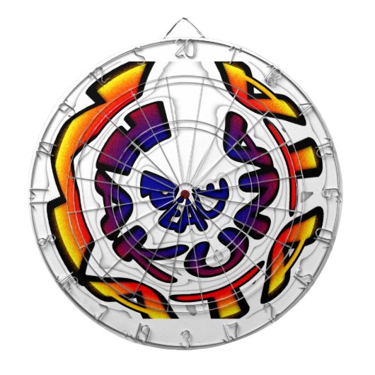 "Peace Hakuna Matata" Rundschreiben Dartscheibe (vorne)