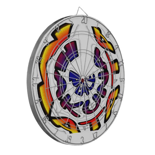 "Peace Hakuna Matata" Rundschreiben Dartscheibe (Vorderseite Links)