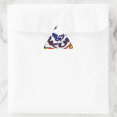 "Peace Hakuna Matata" Rundschreiben Dreieckiger Aufkleber (Tasche)