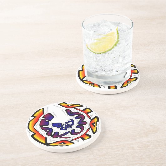 "Peace Hakuna Matata" Rundschreiben Getränkeuntersetzer (Seite)