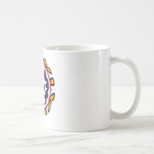 "Peace Hakuna Matata" Rundschreiben Kaffeetasse (Rechts)
