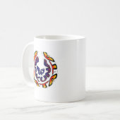 "Peace Hakuna Matata" Rundschreiben Kaffeetasse (Vorderseite Links)
