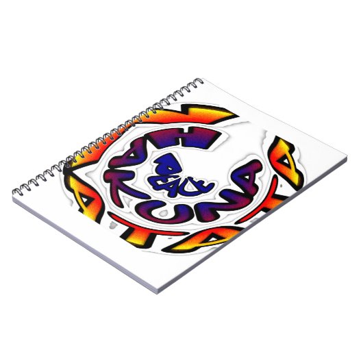 "Peace Hakuna Matata" Rundschreiben Notizblock (Linke Seite)