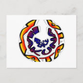 "Peace Hakuna Matata" Rundschreiben Postkarte (Vorderseite)