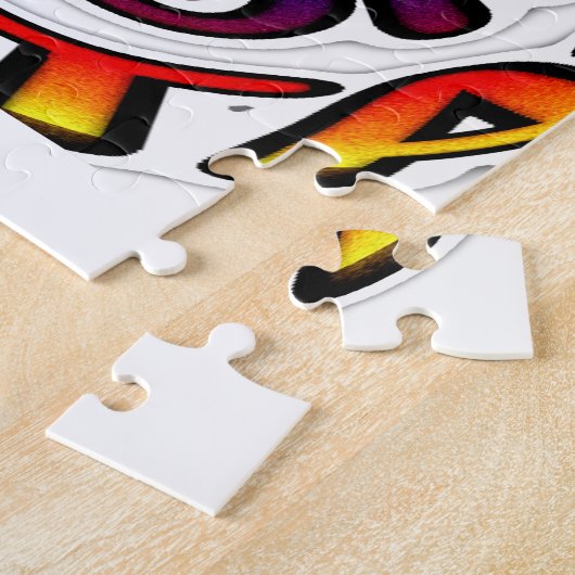 "Peace Hakuna Matata" Rundschreiben Puzzle (Seite)