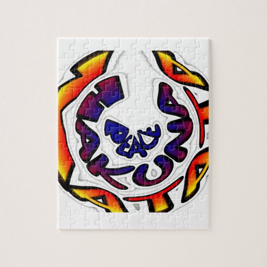 "Peace Hakuna Matata" Rundschreiben Puzzle (Vertikal)