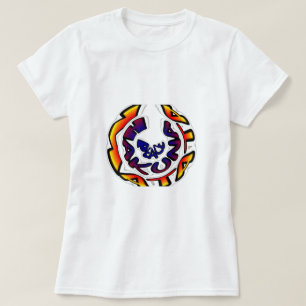 "Peace Hakuna Matata" Zirkulärer Kunstdruck T-Shirt