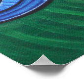 Peace Hamsa Print Poster (Ecke)