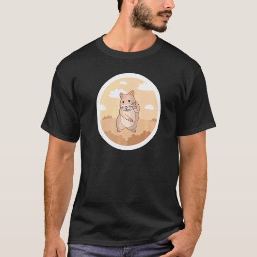 Peace Hamster Hamsters Animal Pet Graphic T-Shirt (Vorderseite)
