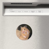 Peace Hamster Meme Magnet (In Situ (Geschirrspüler))