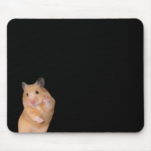 Peace Hamster Meme Mouse Pad Mousepad (Vorne)