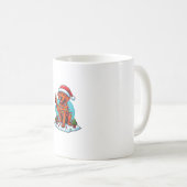 Peace Hand Rhodesian Ridgeback Christmas Lights Wo Kaffeetasse (VorderseiteRechts)