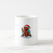 Peace Hand Rhodesian Ridgeback Christmas Lights Wo Kaffeetasse (Mittel)