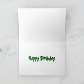 Peace Happy Birthday Card Karte (Innenseite)