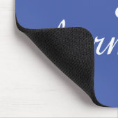 Peace & Harmony in Blue & White Mousepad (Ecke)