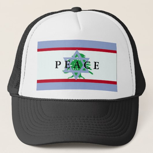 Peace Hat Truckerkappe (Vorderseite)
