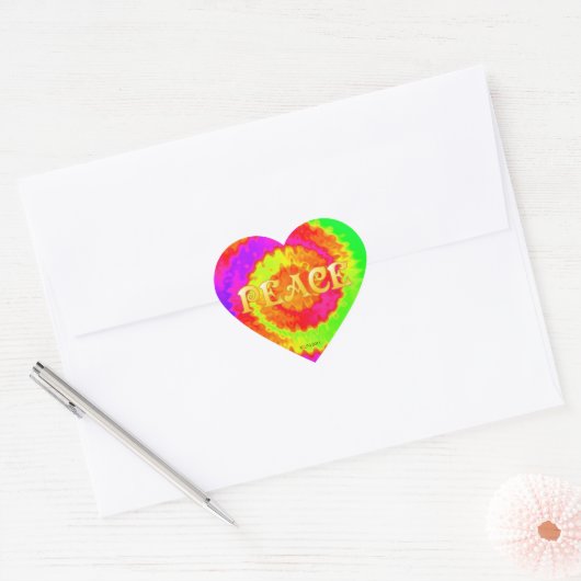 Peace Heart Stickers (Umschlag)