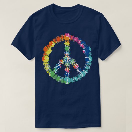 Peace Hippie Boho Chick T-Shirt (Design vorne)