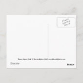 Peace Hippie Doll Postcard Postkarte (Rückseite)