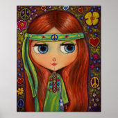 Peace Hippie Doll Poster (Vorne)