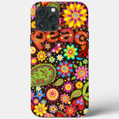 Peace Hippie iPhone | 60er Hippie iPhone Case-Mate Hülle (Rückseite)