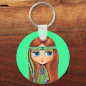 Peace Hippie Schlüsselanhänger (Vorderseite)