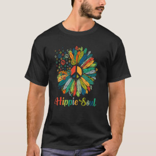 Peace Hippie Soul Daisy Blume für Naturfriedenssti T-Shirt