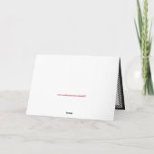 Peace Holiday Card | IMITATE Feiertagskarte (Rückseite)