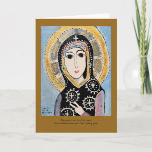 Peace holiday card karte