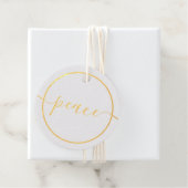 Peace Holiday Snowflake Background Personalisiert Geschenkanhänger (Mit Box)
