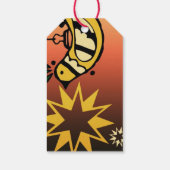 Peace Holidays Stars Greetings Geschenkanhänger (Rückseite)