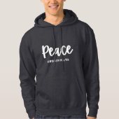 PEACE HOODIE (Vorderseite)