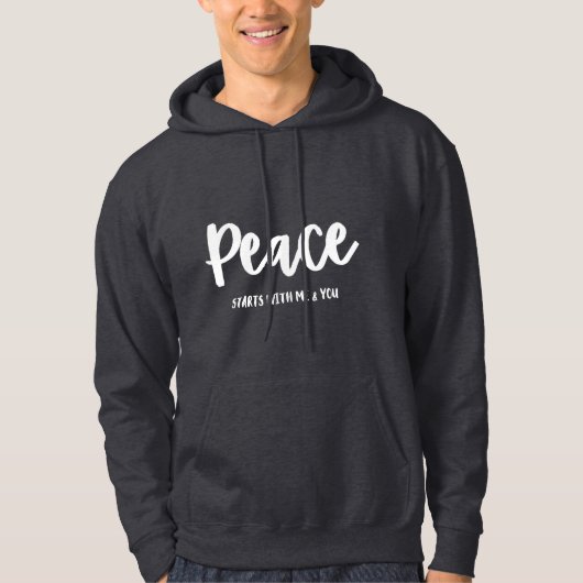 PEACE HOODIE (Vorderseite)