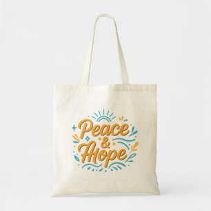 Peace & Hope Inspiriere modernes Design für den Al Tragetasche
