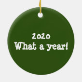 Peace Hope Joy Masked Bar Keramik Ornament (Hinten)