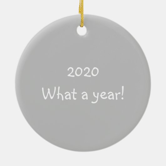 Peace Hope Joy Masked Giraffe Keramik Ornament (Hinten)