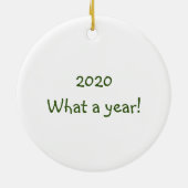 Peace Hope Joy Masked Zebra Keramik Ornament (Hinten)